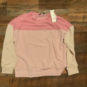 Colorblock Ribbed Women's Top